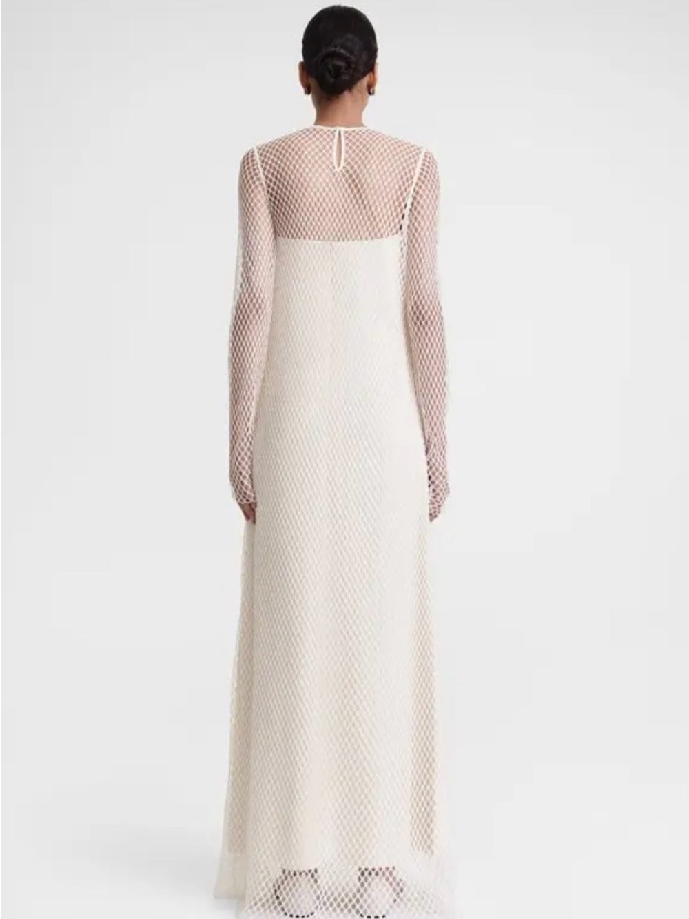 TOTEME New Layered Lace Dress in Snow Size EUR 36 / US 4 - Picture 2 of 14